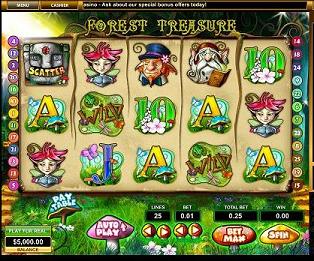 Play Forest Treasure at Black Diamond Casino